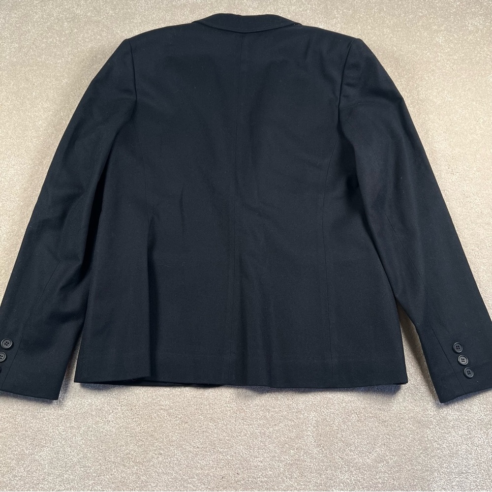 Pendleton Vintage Wool Black Blazer Jacket women's 12 - Picture 2 of 11